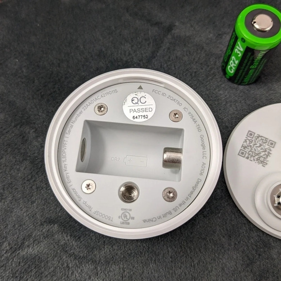 Google nest temperature sensor & battery no box included (ref#2) - Picture 3 of 5